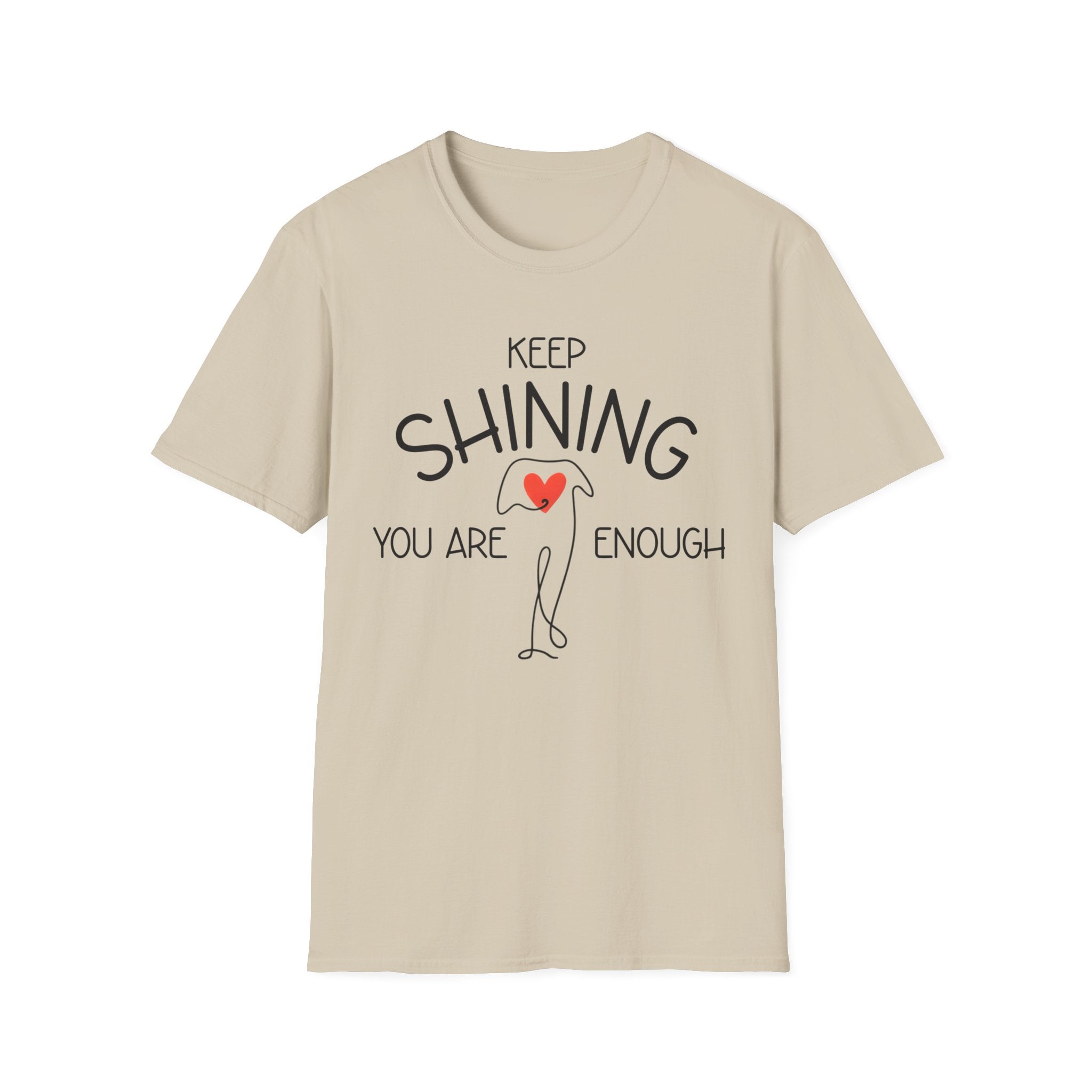 Keep Shining Heart T-Shirt – Divine Pixels